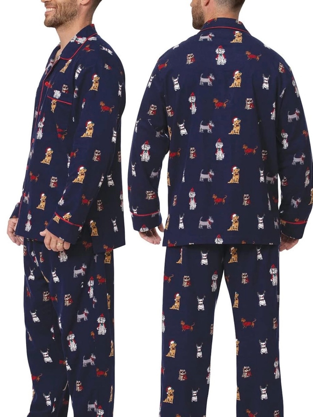 Men XL PajamaGram Flannel Pajama Set NWT